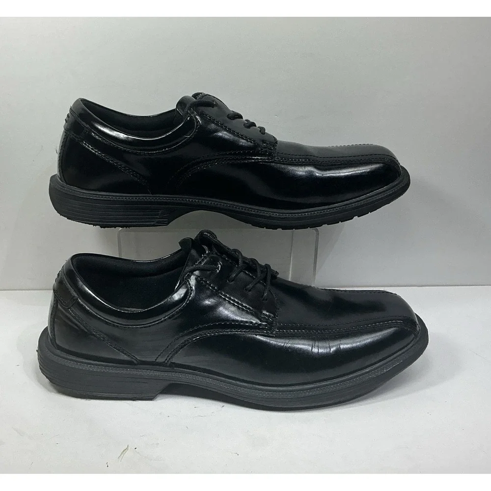 Nunn Bush Kor Mens‎ Black Leather Dress Shoes Sz 13M Casual Comfort Office